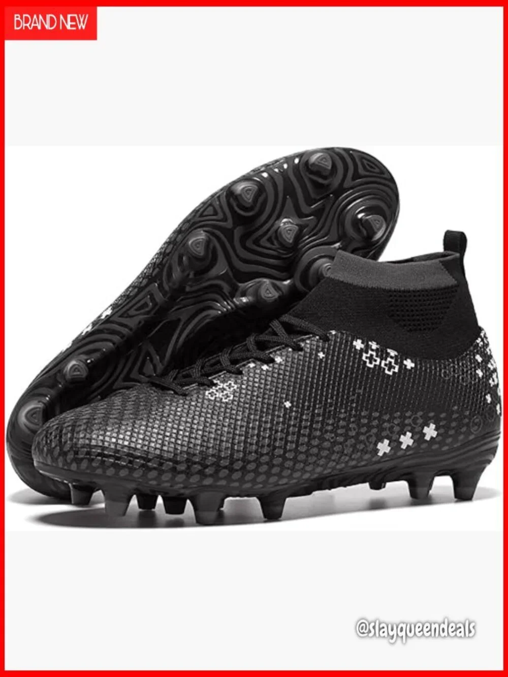 High Top Soccer Cleats Lightweight Professional Football Boots Athletic Shoes